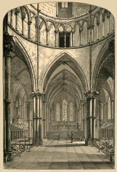 Interno della Chiesa del Tempio, 1870, 1897 da Unbekannt