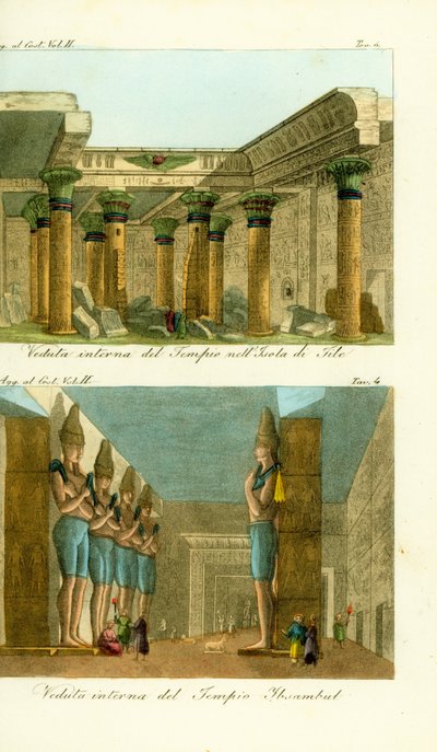 Interno del Tempio di Iside sull