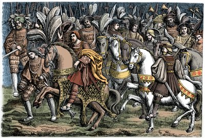Incontro tra Francesco I e Enrico VIII, sul Campo del Drappo d