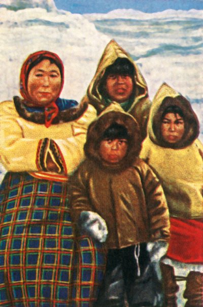 Inuit del Labrador, Canada settentrionale, c1928 da Unbekannt