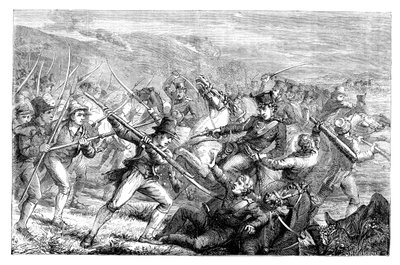 Agitazione anti-decima irlandese, Carrickshock, 1831 c1895 da Unbekannt