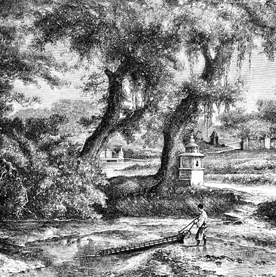 Pompa di irrigazione, Cina meridionale, c. 1890 da Unbekannt