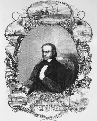 Isambard Kingdom Brunel, ingegnere civile, c1850s da Unbekannt