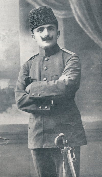 Ismail Enver Pasha Enver Pasha 1881-1922, ufficiale militare ottomano, c1914 da Unbekannt