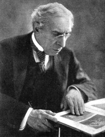 Israel Zangwill 1864-1926, sionista e scrittore nato in Inghilterra, inizio XX secolo da Unbekannt