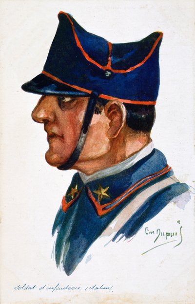 Soldato di fanteria italiano, 1914-1918 da Unbekannt