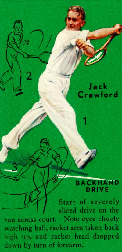 Jack Crawford - Colpo di rovescio, c1935 da Unbekannt