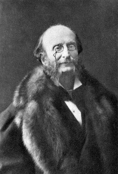 Jacques Offenbach, compositore francese nato in Germania, 1878 da Unbekannt