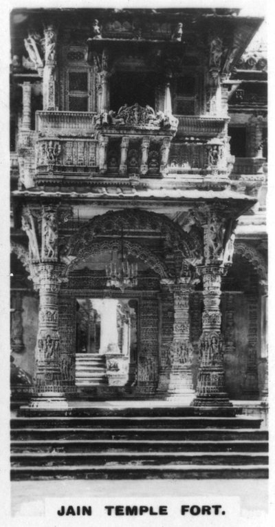 Forte del tempio Jain, Ahmedabad, India, c1925 da Unbekannt