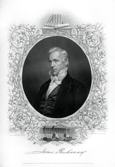 James Buchanan, 15º presidente degli Stati Uniti, 1862-1867 da Unbekannt