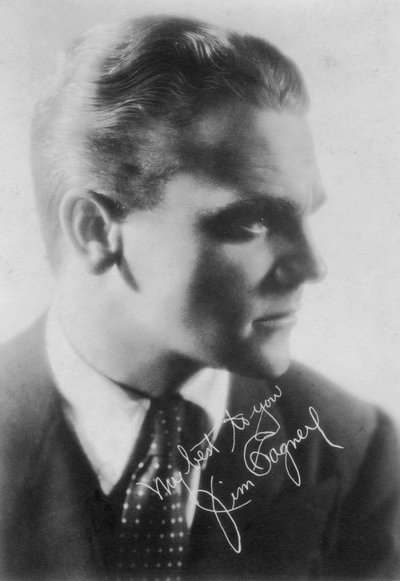 James Cagney, attore americano, anni 