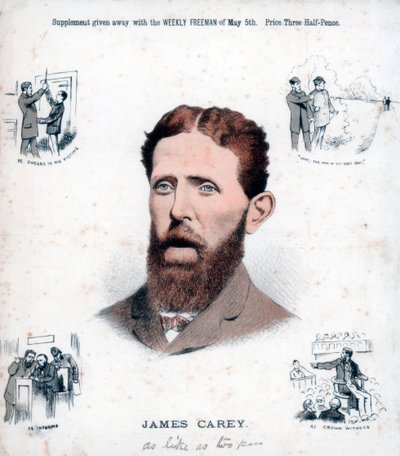 James Carey, repubblicano irlandese e informatore da Unbekannt