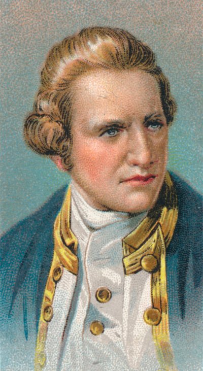 James Cook, esploratore, navigatore e idrografo inglese, 1775-1776, 1924 da Unbekannt