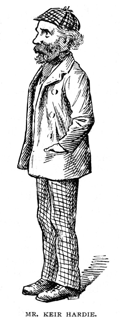 James Keir Hardie, sindacalista e politico laburista britannico nato in Scozia, 1903 da Unbekannt
