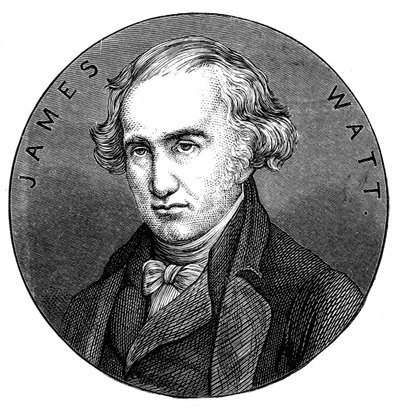 James Watt, ingegnere e inventore scozzese, 1876 da Unbekannt