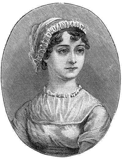 Jane Austen 1775-1817, romanziera inglese da Unbekannt