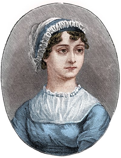 Jane Austen 1775-1817, romanziera inglese da Unbekannt
