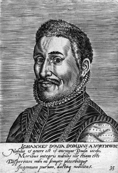 Janus Dousa 1545-1604, statista, storico, poeta e filologo olandese da Unbekannt