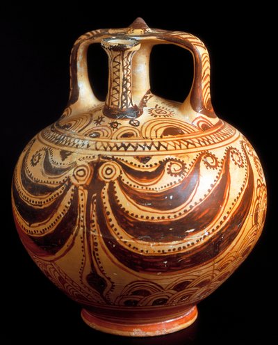 Vaso decorato con un polpo da Unbekannt