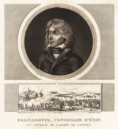 Jean-Baptiste Jules Bernadotte, consigliere di Stato, poi re Carlo XIV Giovanni di Svezia e Norvegia (1763-1844) da Unbekannt