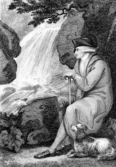 Jean-Jacques Rousseau, autore politico francese, 1787 da Unbekannt