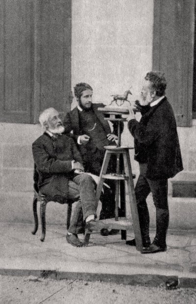 Jean Louis Ernest Meissonnier, pittore e scultore francese, 1880 da Unbekannt