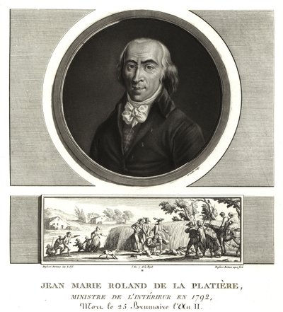 Jean Marie Roland de la Platiere, Ministro dell