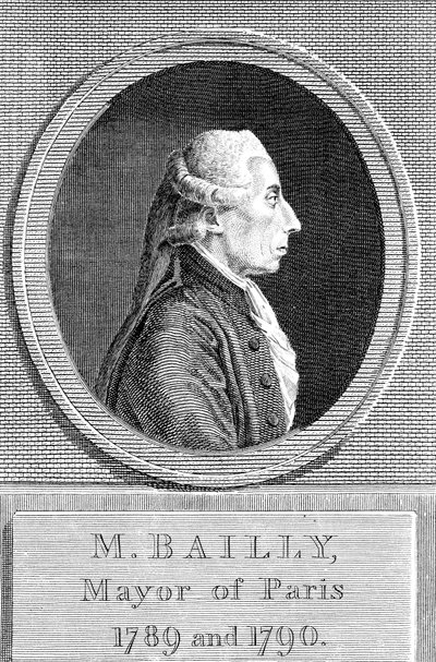 Jean Sylvain Bailly 1736-1793, astronomo, scrittore e politico francese da Unbekannt