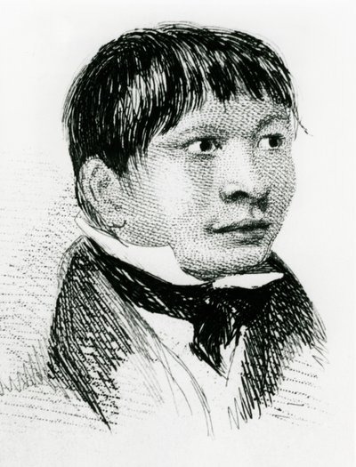 Jemmy Button, il Fuegino adottato dalla spedizione Fitzroy, come appariva nel 1833 1839 da Unbekannt