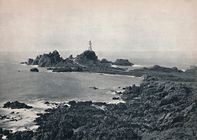 Jersey - La Roccia e il Faro di La Corbiere, 1895 da Unbekannt
