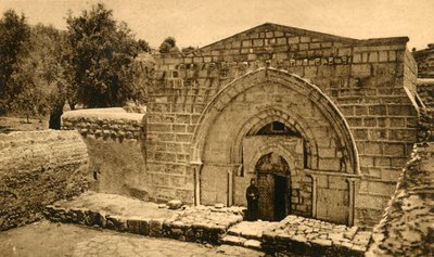 Gerusalemme - Chiesa della Vergine, c1918-c1939 da Unbekannt