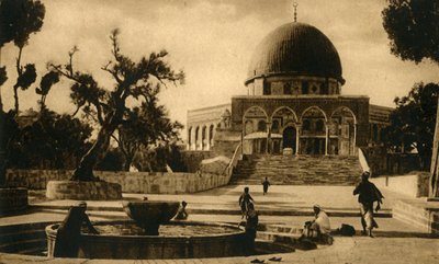 Gerusalemme - Moschea di Omar, c1918-c1939 da Unbekannt