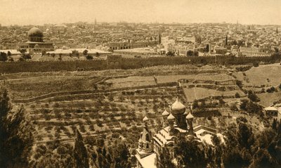 Gerusalemme dal Monte degli Ulivi da Unbekannt