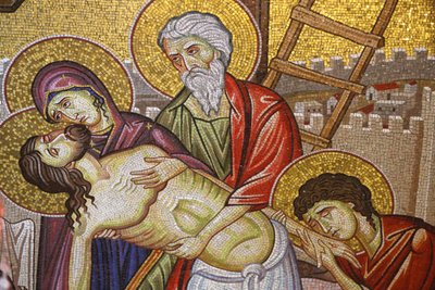 Gesù deposto dalla croce, (dettaglio) da Unbekannt