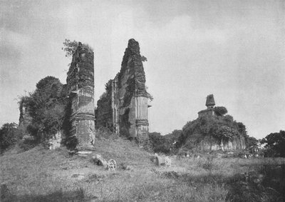 Jetawanarama e Kiri-Dagoba XII secolo d.C., Pollonneruwa, 1926 da Unbekannt