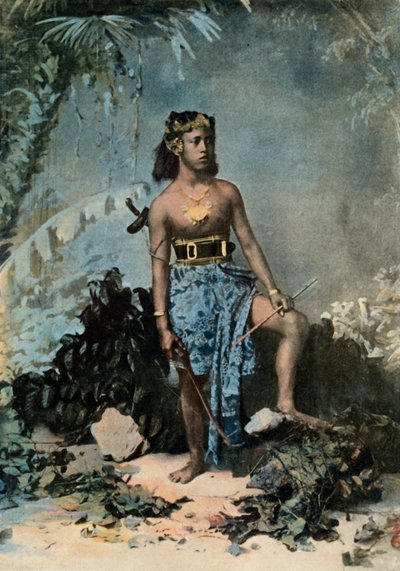 Jeune Fille De Samoa, 1900 da Unbekannt