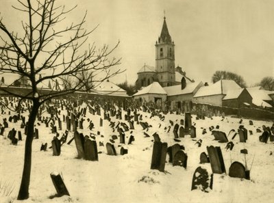 Cimitero ebraico, Mattersburg, Burgenland, Austria, c1935 da Unbekannt