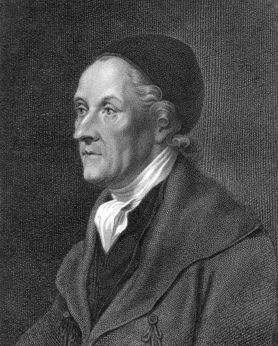 Johann Kaspar Lavater, fisiognomista e teologo svizzero, inizio XIX secolo da Unbekannt