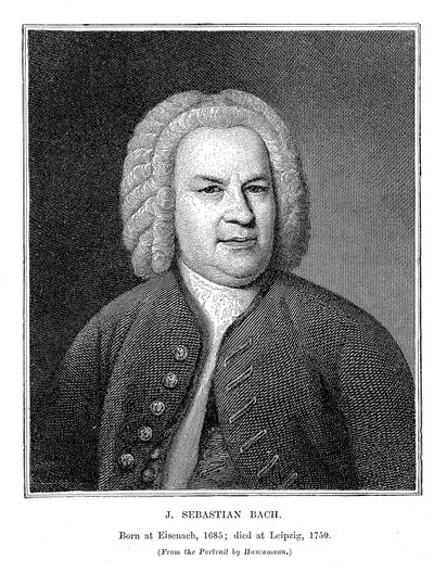 Johann Sebastian Bach, compositore e organista tedesco da Unbekannt