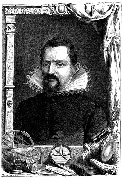 Johannes Kepler, astronomo tedesco, c1600, c1870 da Unbekannt