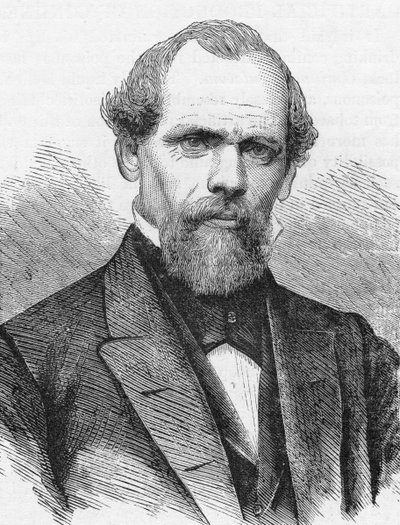 John Augustus Roebling, ingegnere civile americano, 1874 da Unbekannt