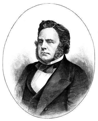 John Bright, statista radicale e liberale britannico, 1857, c1888 da Unbekannt
