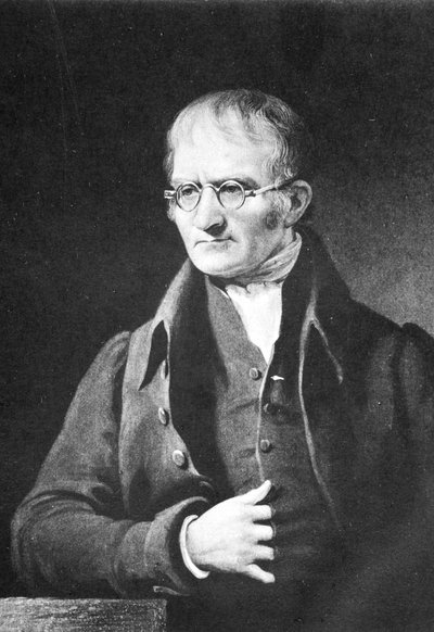 John Dalton, chimico inglese, c1834 1902 da Unbekannt