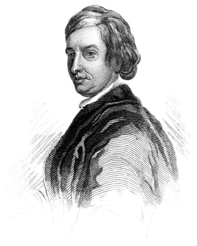 John Dryden, poeta, critico letterario e drammaturgo inglese del XVII secolo, c1850 da Unbekannt