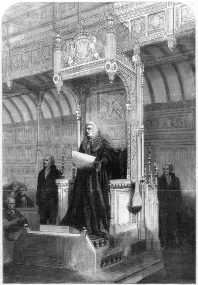John Evelyn Denison, Presidente della Camera dei Comuni, 1857 da Unbekannt