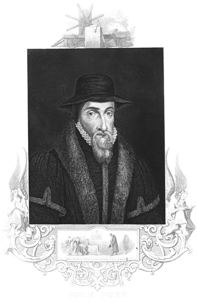 John Foxe, martirologo inglese del XVI secolo da Unbekannt
