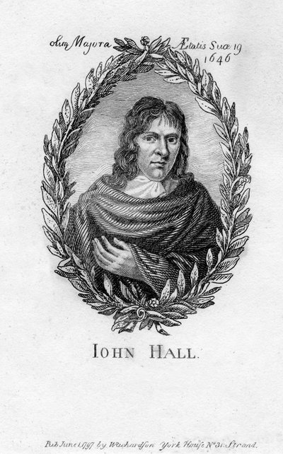 John Hall, poeta, 1797 da Unbekannt