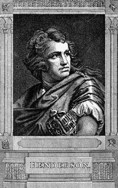 John Henderson, attore britannico del XVIII secolo da Unbekannt