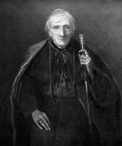 John Henry Newman in vecchiaia, studioso e teologo britannico, c1885 da Unbekannt