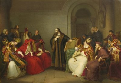 Jan Hus davanti al Concilio di Costanza, fine XIX secolo da Unbekannt
